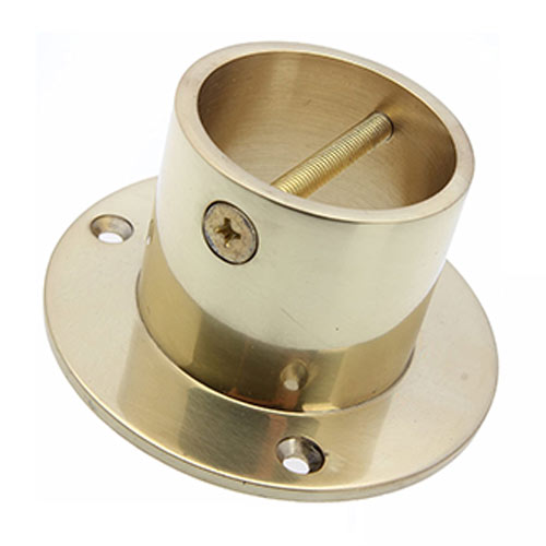 Decking rope cup end: brass - Click Image to Close
